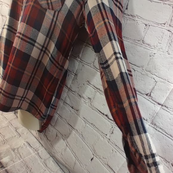 Rails Plaid Red Button Down Flannel Shirt M - Picture 10 of 14